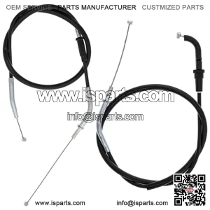 Push Pull Throttle Cable Set for Kawasaki Ninja 650R 54012-0225 54012-0241 (For: Kawasaki)