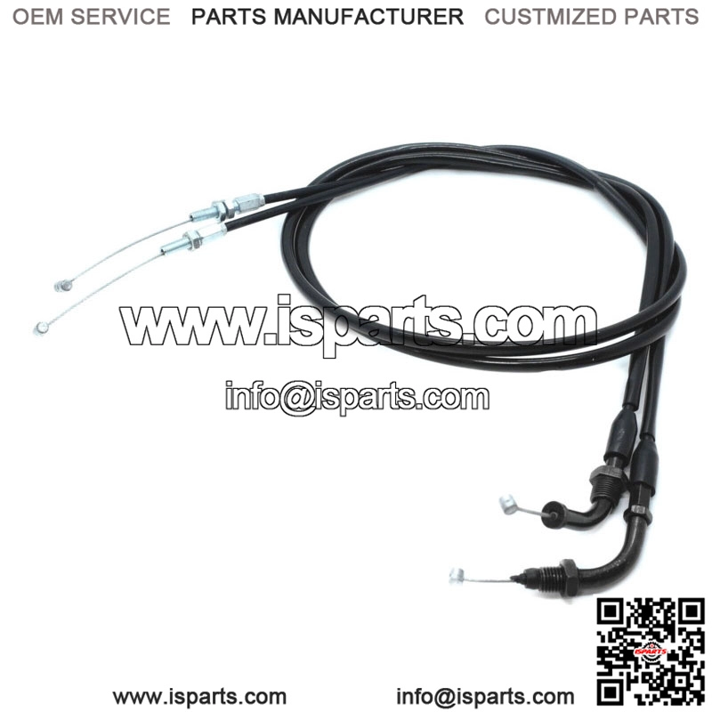 Throttle Cable Push & Pull Set for Honda CB350 CB360 CB400 CB500 CB550 CB750 (For: Honda)