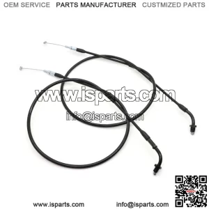 Throttle Cable Set For Honda CB/CM400 CM450C CB450 Nighthawk CX500 17910-415-000 (For: Honda)