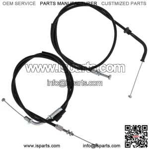 Push Pull Throttle Cable Set for Honda Shadow VLX 600 VT600C VT600CD (For: Honda)