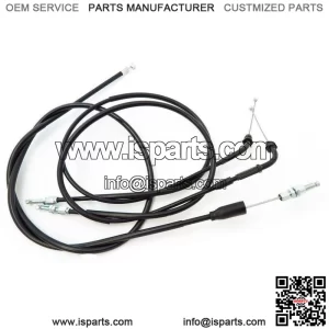 Throttle & Clutch Control Cable Set - Honda CB500K - 1971-1973 - Push & Pull (For: Honda)