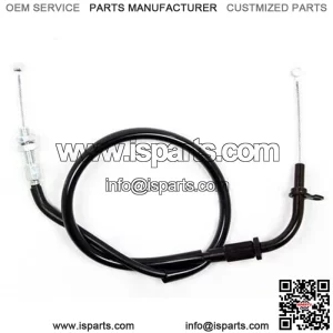 02-0231 Black Vinyl Push Throttle Cable Honda CBR600F 87-90 NOS H2 (For: Honda)