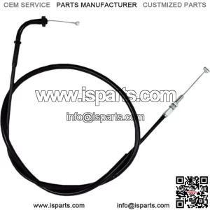 02-0018 - Black Vinyl Pull Throttle Cable (For: Honda)