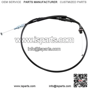 Black Vinyl Pull Throttle Cable (02-0285) (For: Honda)