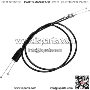 02-0584 - Black Vinyl Push/Pull Throttle Cable Set (For: Honda)