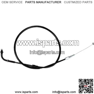 02-0100 - Black Vinyl Pull Throttle Cable (For: Honda)