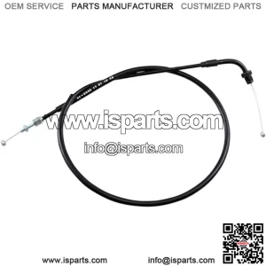 Black Vinyl Push Throttle Cable (02-0095) (For: Honda)