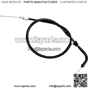 Black Vinyl Throttle Push Cable - 02-0567 (For: Honda)