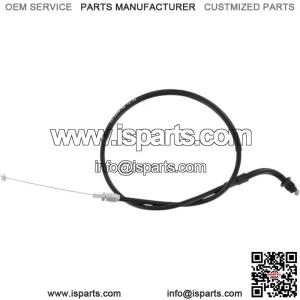 Black Vinyl Push Throttle Cable (02-0459) (For: Honda)