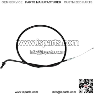 Black Vinyl Throttle Push Cable 02-0101 (For: Honda)