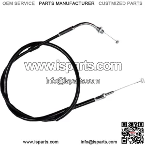 02-0022 - Black Vinyl Pull Throttle Cable (For: Honda)
