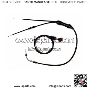 YAMAHA PW 50 PW50 THROTTLE GAS ACCELERATOR CABLE & PULL CHOKE CABLE 1981 - 2002 (For: Yamaha)