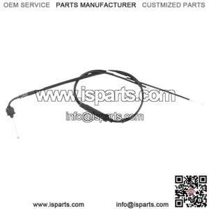 1981-2009 Yamaha PW 50 Offroad Black Vinyl Throttle Cable