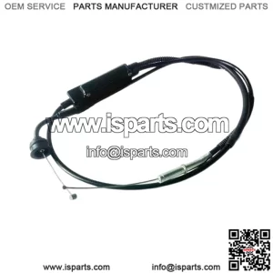 Throttle Cable (Line 1+2) New For Yamaha DT125 DT175 (1980 - 1981) DT125MX (For: Yamaha)