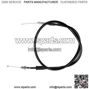 Black Vinyl Throttle Cable For Yamaha YFZ450R 2009-2017 (For: Yamaha)