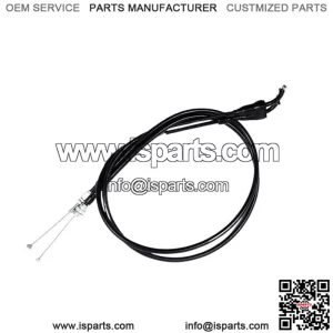 Black Vinyl Throttle Push-Pull Cable for Yamaha WR 250F 2003-2005 (For: Yamaha)