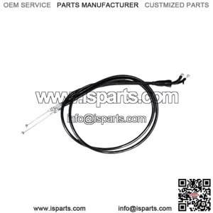 Black Vinyl Throttle Cable For Yamaha YXZ1000R -- 2016-19 05-0425 (For: Yamaha)