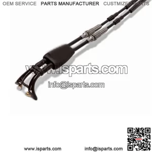 Throttle Cable Set Black Vinyl 01-1309 Revolver-2 70-21309 (For: Yamaha)