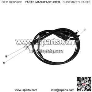 05-0361 - Black Vinyl Push/Pull Throttle Cable Set (For: Yamaha)