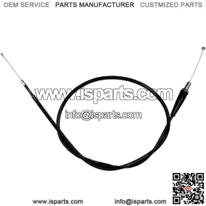 02-0247 - Black Vinyl Pull Throttle Cable (+4in.) (For: Suzuki)