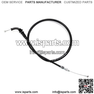 Black Vinyl Throttle Push Cable for Suzuki GZ 250 1999-2010 (For: Suzuki)