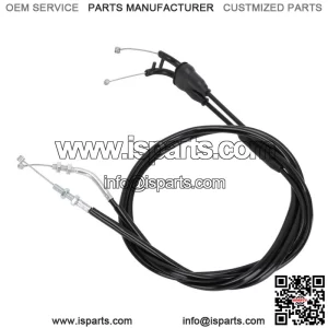 Throttle Cable Wire Black Line For DRZ400 2000-2004 DRZ400S DRZ400SM DRZ400E (For: Suzuki)