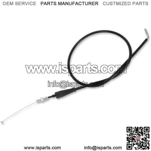 Throttle Cable Black fits Suzuki RM250/RMX250 (For: Suzuki)
