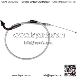 Black Vinyl Throttle Pull Cable For Suzuki VS700 Intruder 1986-1987 (For: Suzuki)