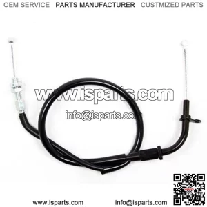 04-0147 - Black Vinyl Pull Throttle Cable For Suzuki GSX GSXR 19B (For: Suzuki)