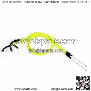 Motorcycle Throttle Cable Push/Pull Wire Fit For Suzuki 600 06-09 Green SG T9 (For: Suzuki)