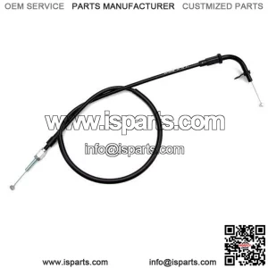 Black Vinyl Throttle Cable for Suzuki GSXR 1100 1986-1988 (For: Suzuki)