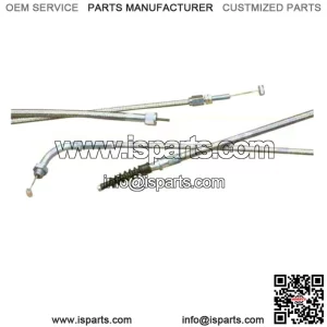 Armor Coat Stainless Steel Pull Throttle Cable for 2006-2019 il (For: Suzuki)