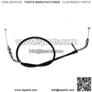 04-0289 - Black Vinyl Push Throttle Cable (For: Suzuki)