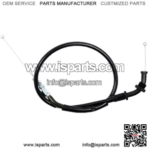 Black Vinyl Throttle Push Cable 04-0231 (For: Suzuki)