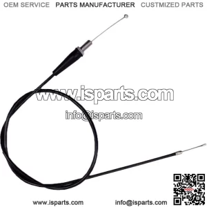 02-0036 Black Vinyl Pull Throttle Cable (For: Suzuki)