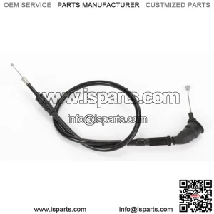 Fits 2004 Suzuki DR-Z125L Black Vinyl Throttle Cable 053668