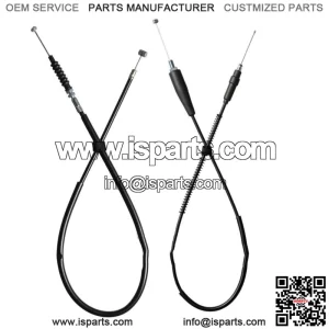 Throttle cable + Clutch Cable for Suzuki RM60 2003 Brand New Vinyl (For: Suzuki)