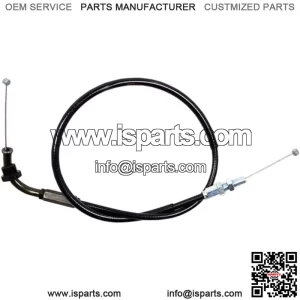 Black Vinyl Throttle Push Cable 04-0219 (For: Suzuki)