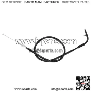 BLACK VINYL THROTTLE CABLE-PULL-SUZUKI _04-0204 (For: Suzuki)