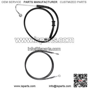 Black +4" Basic Line Kit 2016-2017 Harley-Davidson Softail Breakout CVO w/ABS (For: Harley-Davidson)