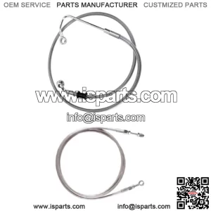 Stainless +6" Basic Line Kit 2016-2017 Harley-Davidson Softail Breakout CVO wABS (For: Harley-Davidson)