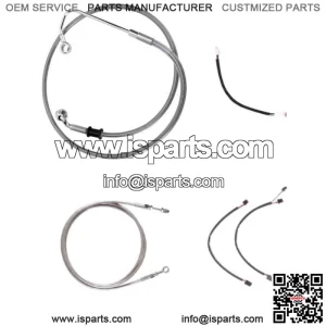 Stainless Complete Line Kit 20" Apes 2016-2017 Harley Softail Breakout CVO w/ABS (For: Harley-Davidson)