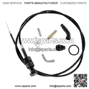 Choke Cable & Carburetor Plunger Valve For Honda Foreman 450 TRX450 FE FM ES S