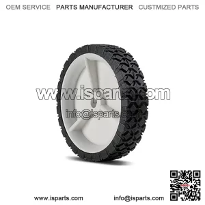 Lawn Mower Universal Wheel 6" x 1.50" Tread Diamond Hub Offset 1 3/8" Bore Size 1/2" Material Plastic Replaces AYP 583783601 STD333760 Mowers