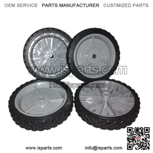CRAFTSMAN OEM 7" WALK-BEHIND PUSH MOWER WHEELS 4PK FITS MOST MOWERS HUSQARNA