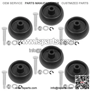 Deck Wheels w/ Hardware Kit for Ferris F50XT F125XT F150XT F200XT F160Z F210Z