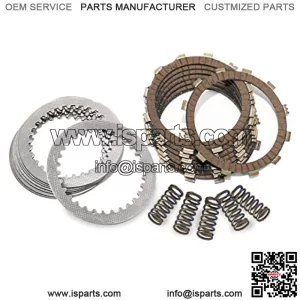 ORC120 Complete ATV Clutch Repair Rebuild Kit - Includes Springs Steel & Fiber Plates - Compatible with Arctic Cat 400 2X4 2003-2004 Fits Suzuki LT-F400 EIGER 2X4 2002-2003