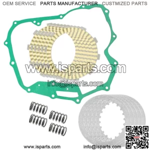 Clutch Friction Steel Plates Kit for Honda TRX450ES Foreman 450 4x4 ES 1998-2001 (For: Honda)