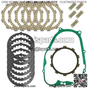 For Yamaha Blaster 200 YFS200 1988-2006 Clutch Friction Steel Plates Spring Kit (For: Yamaha YFS200)