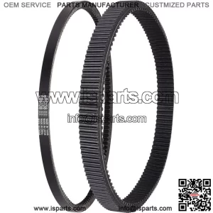 Golf Cart Replacement Drive Belt & Starter Belt for 2011+ EZGO TXT 618630 606138